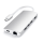 Satechi Aluminium Adapter V2 (USB-C, 3xUSB-A, 4K HDMI, mSD) (silver) - 1144468 - zdjęcie 4